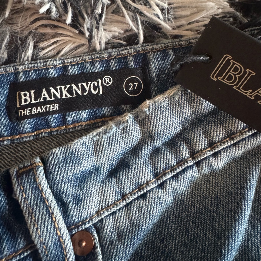 Blank NYC Women’s Baxter Ribcage Straight High Waisted Jeans NWT Size 27 - Picture 7 of 10